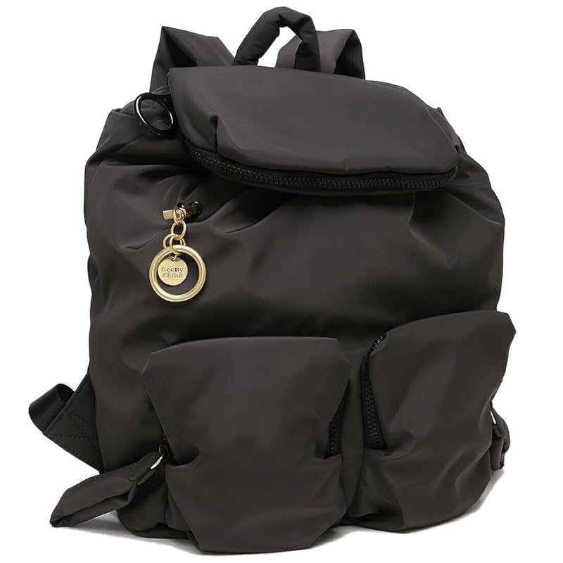 

[Sea by Chloe] backpack backpack joyrider logo keyring gray ladies CHS23AS840D54 046 A4 compatible [product]