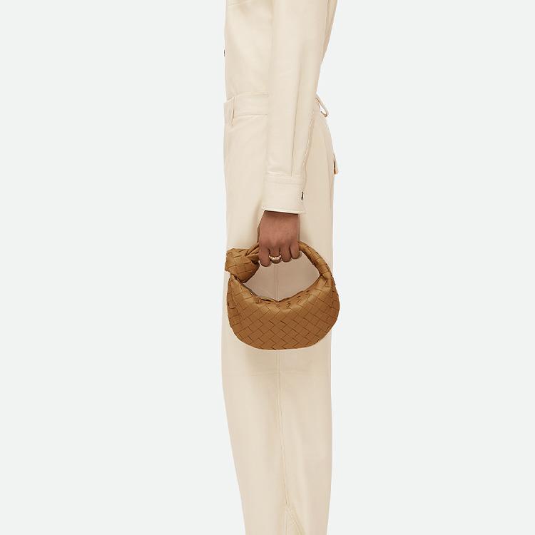 Bottega Veneta BV Mini Jodie Bag Caramel Women Bags Tan 651876-VCPP5-9830