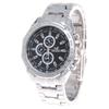 Men Alloy Watch Dial World Time Feature Adults Fashion Decorative Accessories