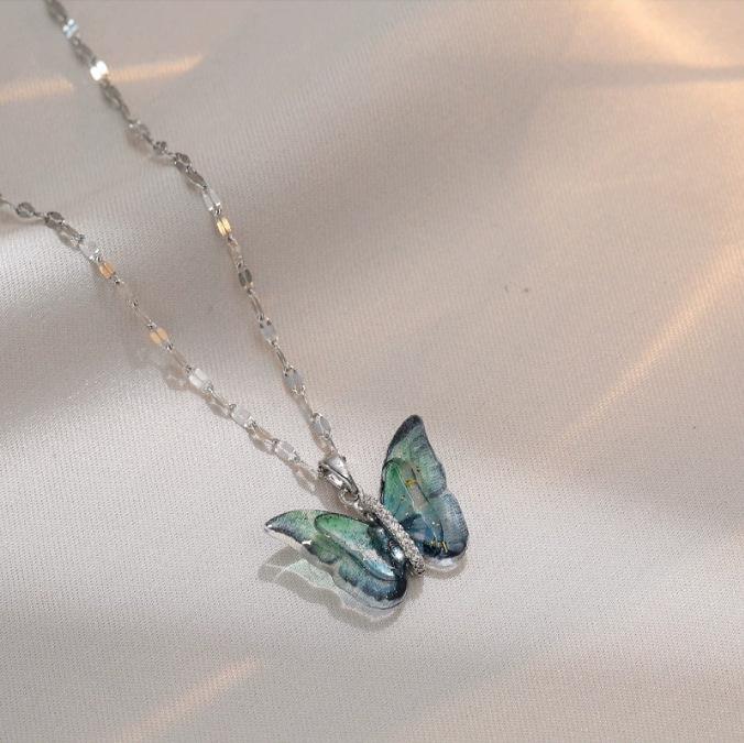 Titanstahl Halskette - Elegante Halskette für Damen - Herzförmiger Anhänger Zubehör