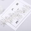 Europe and America Cross Border Bridal Handmade Headwear Pearl Flexible Chain Hair Band Hairwear Side Clip Factory Direct Sales