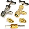 R134A Adapter-Kit, Selbstversiegelnde Durchstichdosen-Hähne, Kernwerkzeug (2ER-PACK)
