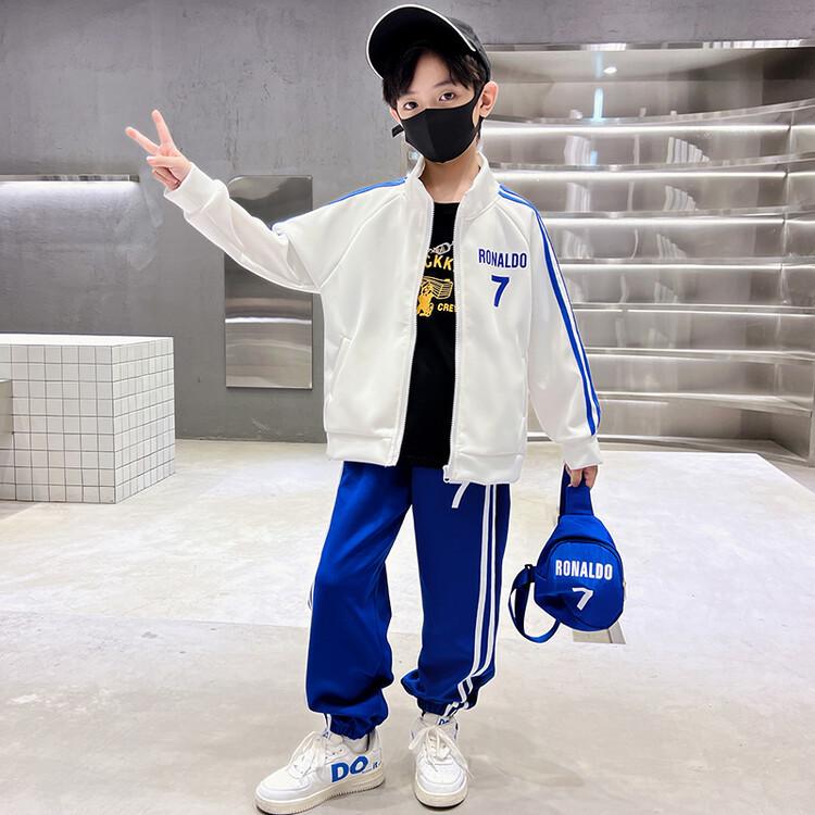 Δροσερό Σετ Δύο Τεμαχίων για Αγόρια Άνοιξη/Φθινόπωρο: 2025 Νέα Μοντέρνα Αθλητικά Ρούχα για Νήπια