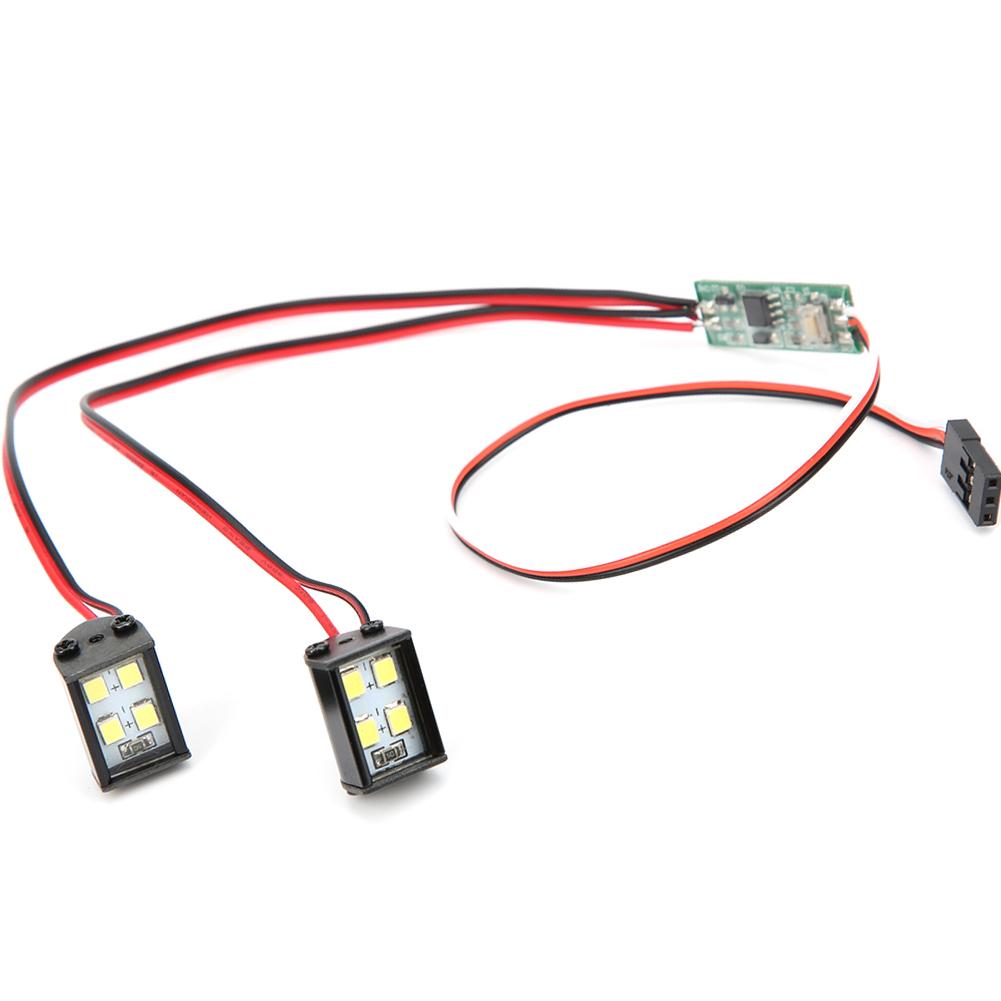 RC Model LED Headlight Plastic Accessory for TRX4 SCX10 1 10 Crawler Overland Car