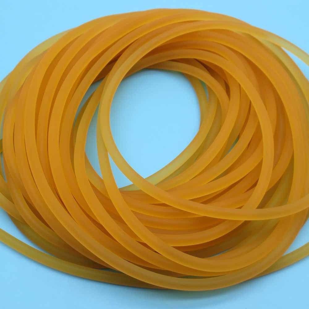 2025 2/2,2 mm Fiskegummiband Bandage 10m Knuten Linlina Solid Gummi Tennisgummiband Fiskelina