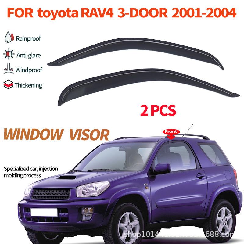 Suitable for Toyota Toyota RAV4 2001 2005 car window weather shield side window rain shield rain eyebrow армия зеленый