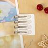 4Pcs No Bend Seamless Hair Clips Side Bangs Fix Fringe Barrette Makeup Washing Face Accessories Women Girls Styling Hair Pins