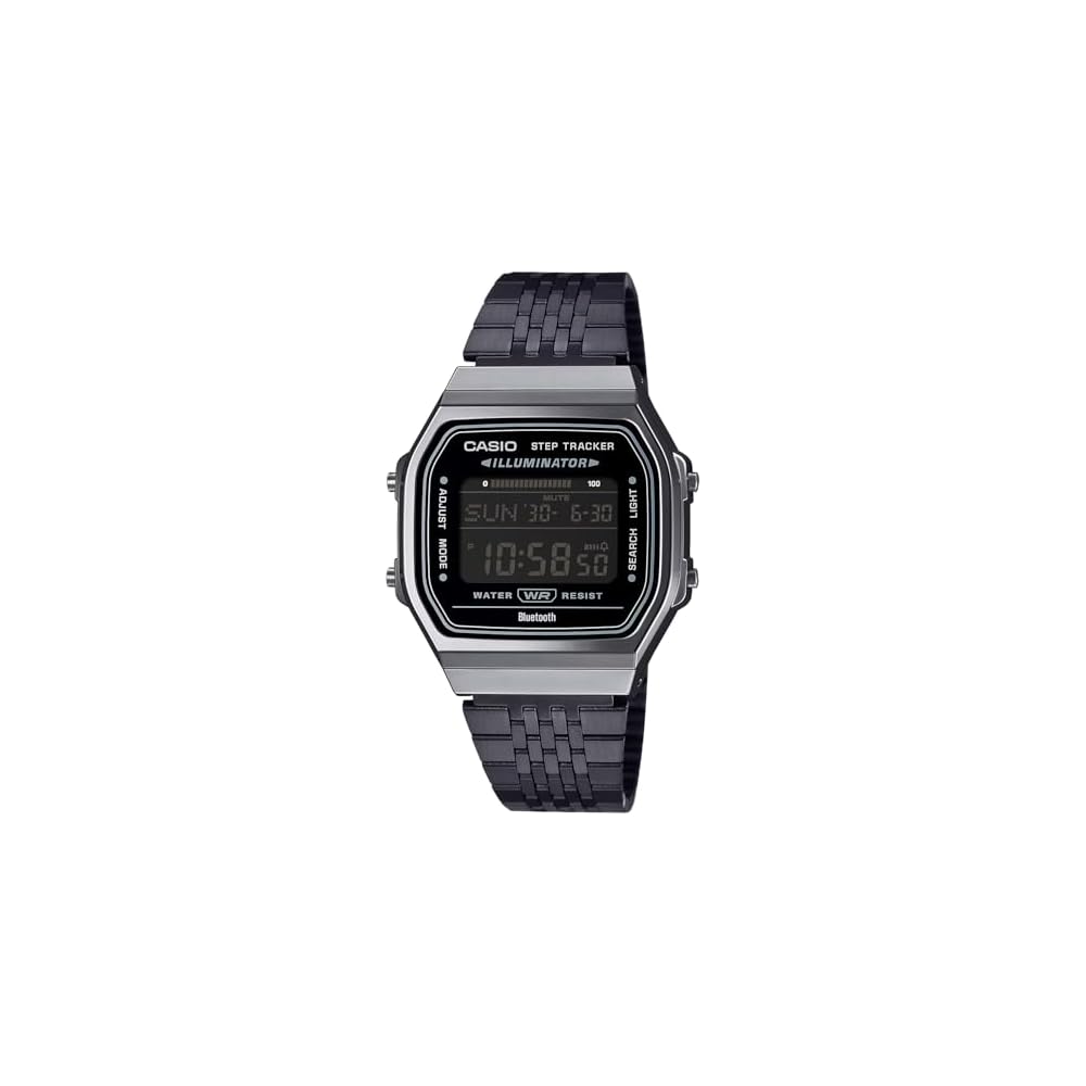 Casio ABL-100WEGG-1B Digital Bluetooth Watch Step Tracker Unisex Black Reverse LCD