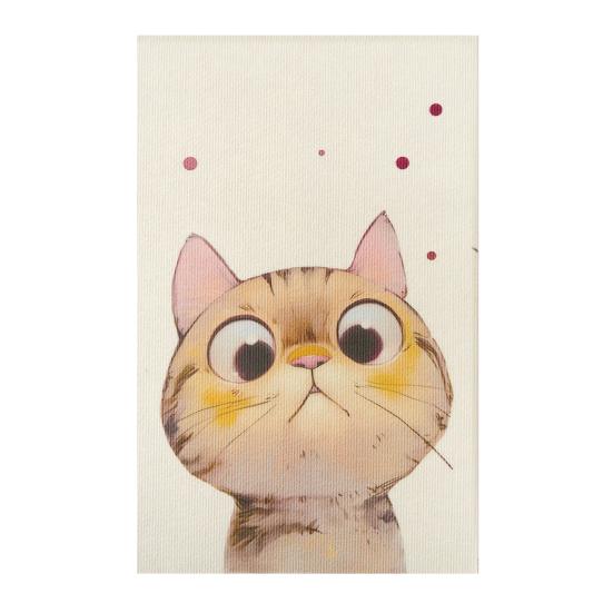 Wall Mounted Cat Scratcher Self-adhesive Cat Scratch Pad Cute Kitten Pattern Scratch Mat Protects Furniture And Walls for Indoor Cats Scratching