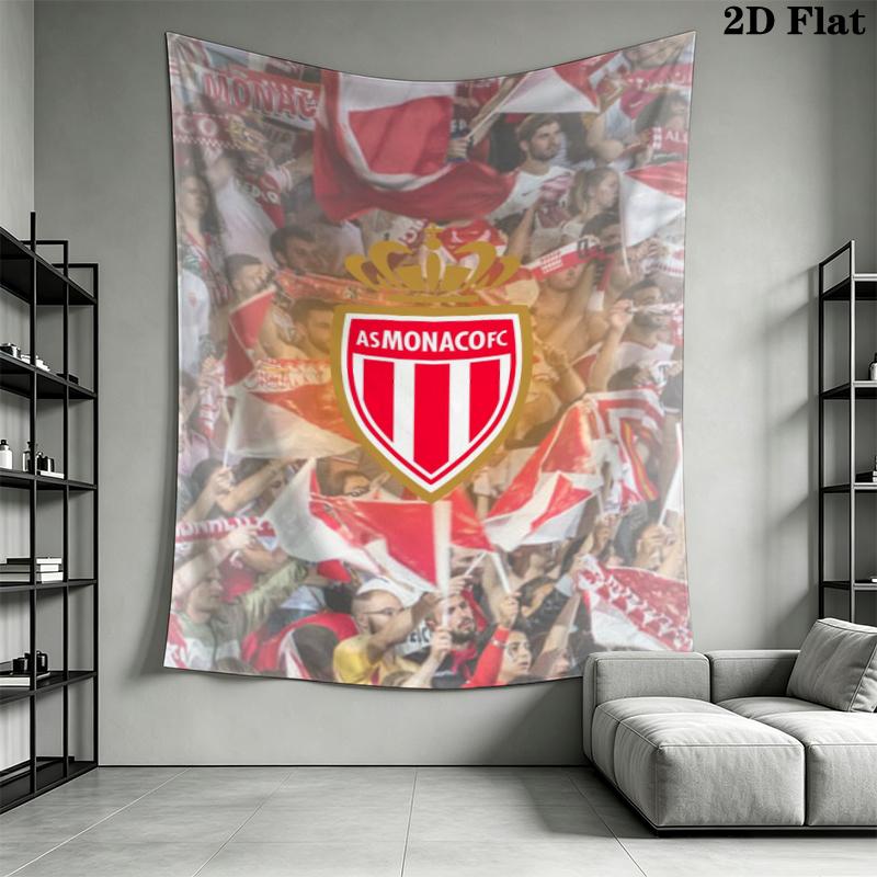 AS Monaco F Wall Tapestry Aesthetic Wall Hanging Printed Fabric Blanket Decorative Tapestries for Bedroom Living Room Home Decor