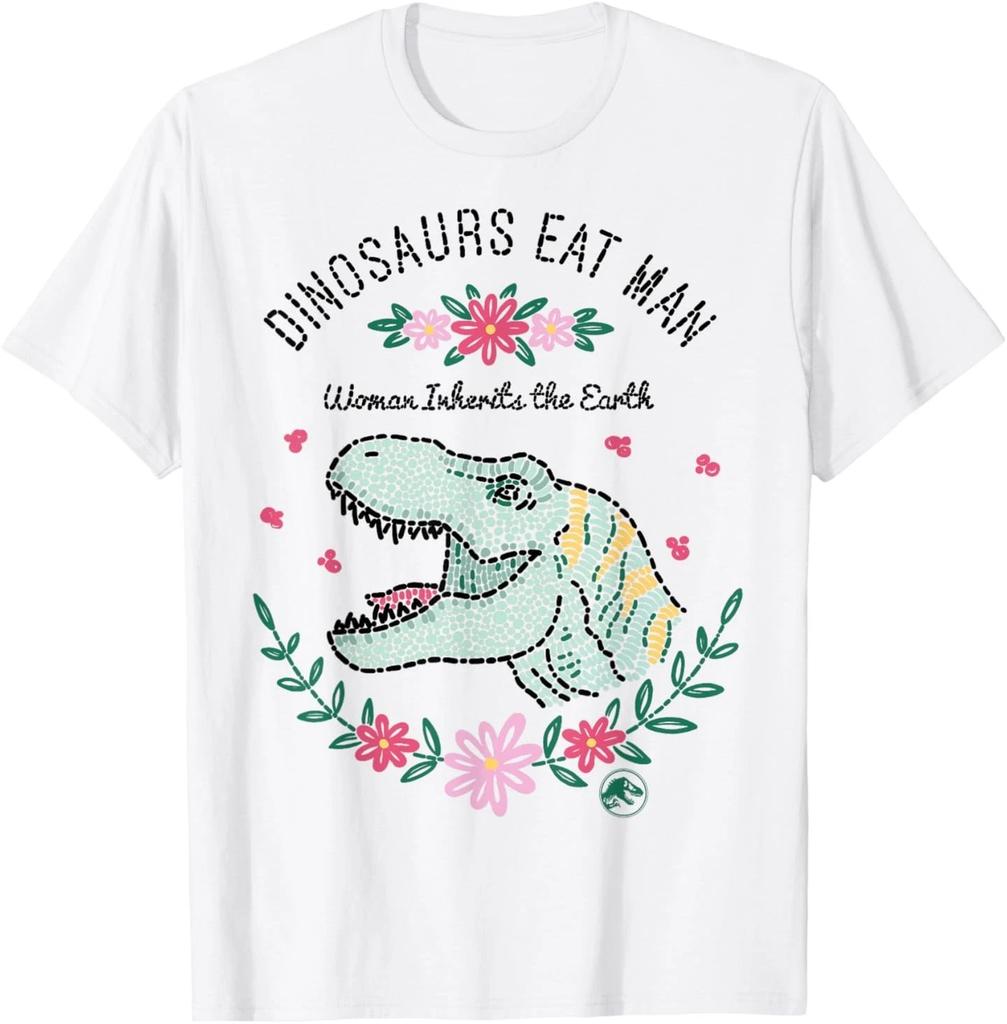 Jurassic Park Dinos Eat Man Women Inherit The Earth T-Shirt