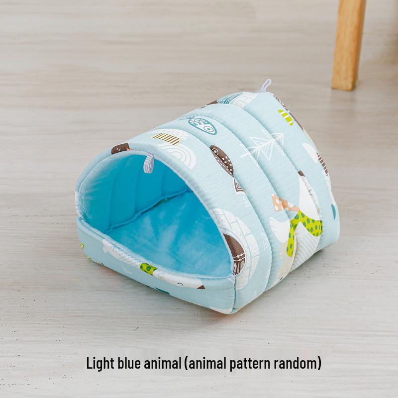 Cozy Cotton Nest & Hammock for Small Pets: Hamsters, Sugar Gliders, Rabbits, Rats, Parrots, Guinea Pigs