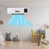 AC 220V 1800W Wall Mounted  Conditioner Heater Electric Cooling Heating Machine With Remote Control Timer For Bedroom