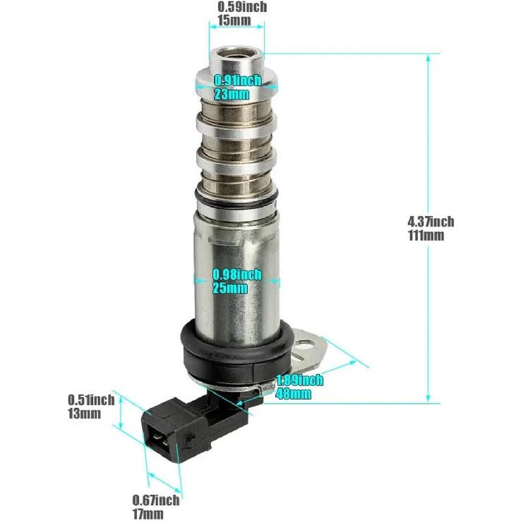 11368605123 11367610060 Engine VANOS Solenoid Valve Compatible for BMW 135i 335i 550i 650i X3 X5 X6 2008-2023(2 pcs)