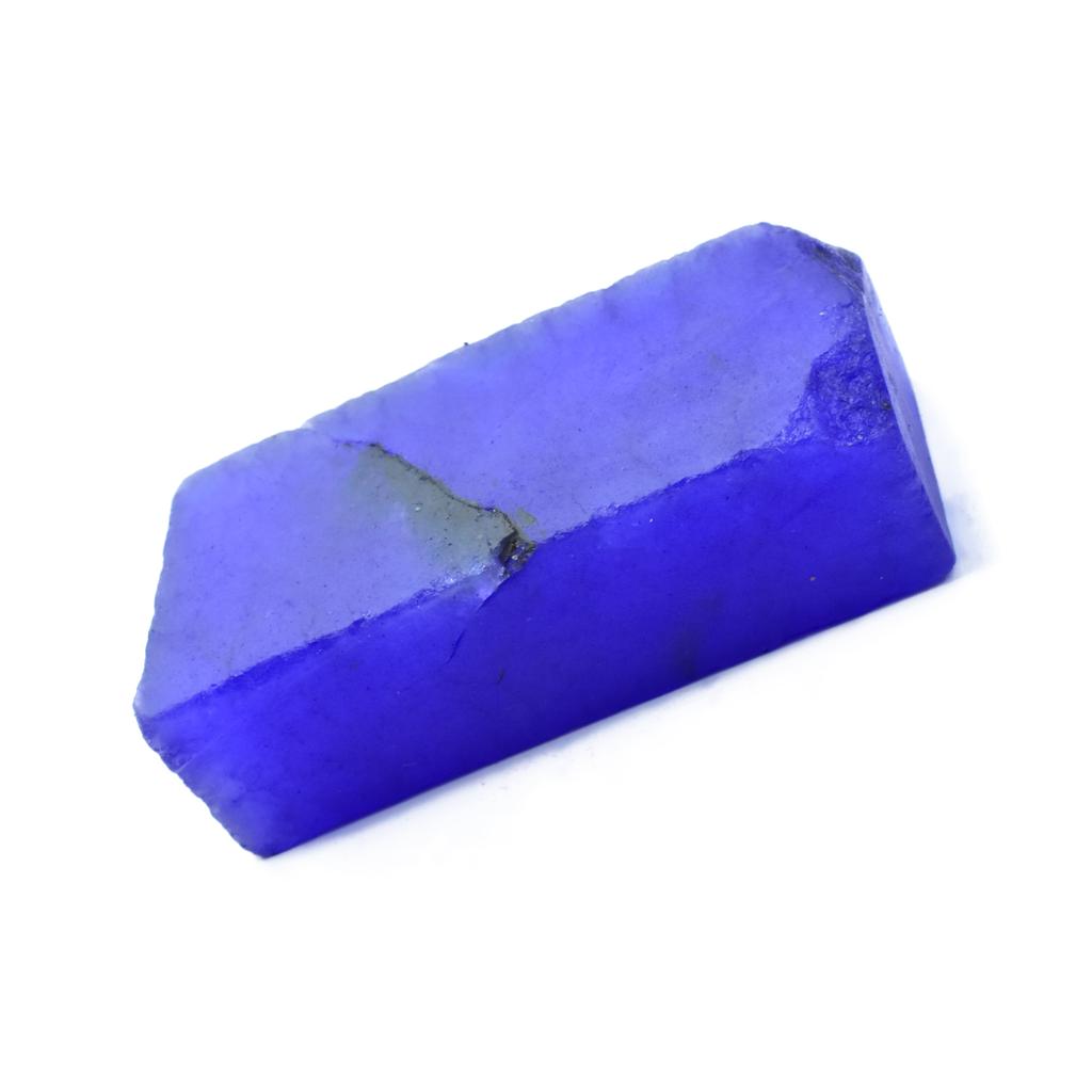 Dyed Blue Sapphire 178ct Rough Certified Loose Gemstone