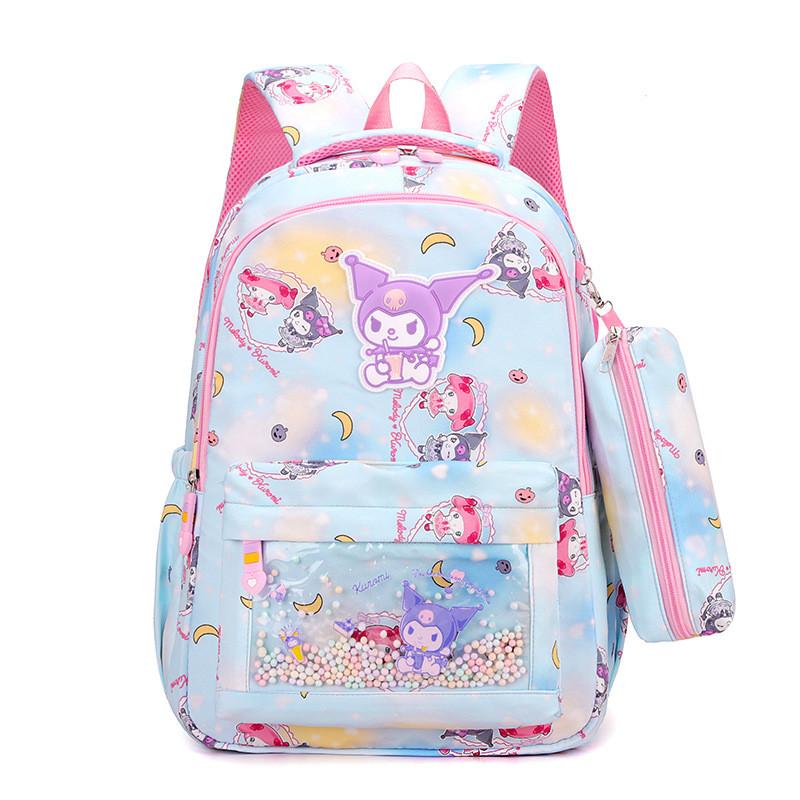 Adorable Children's Backpack For Elementary Students Stylish Large Capacity Nylon Shoulder Bag