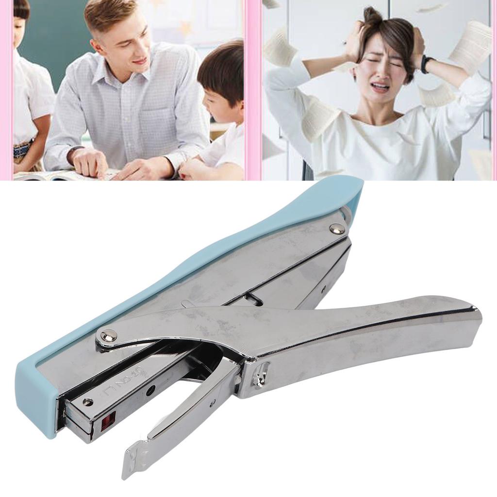 Hand Held Stapler Ergonomic Frosted Surfaces Portable Plier Stapler Home School   Binding Documents