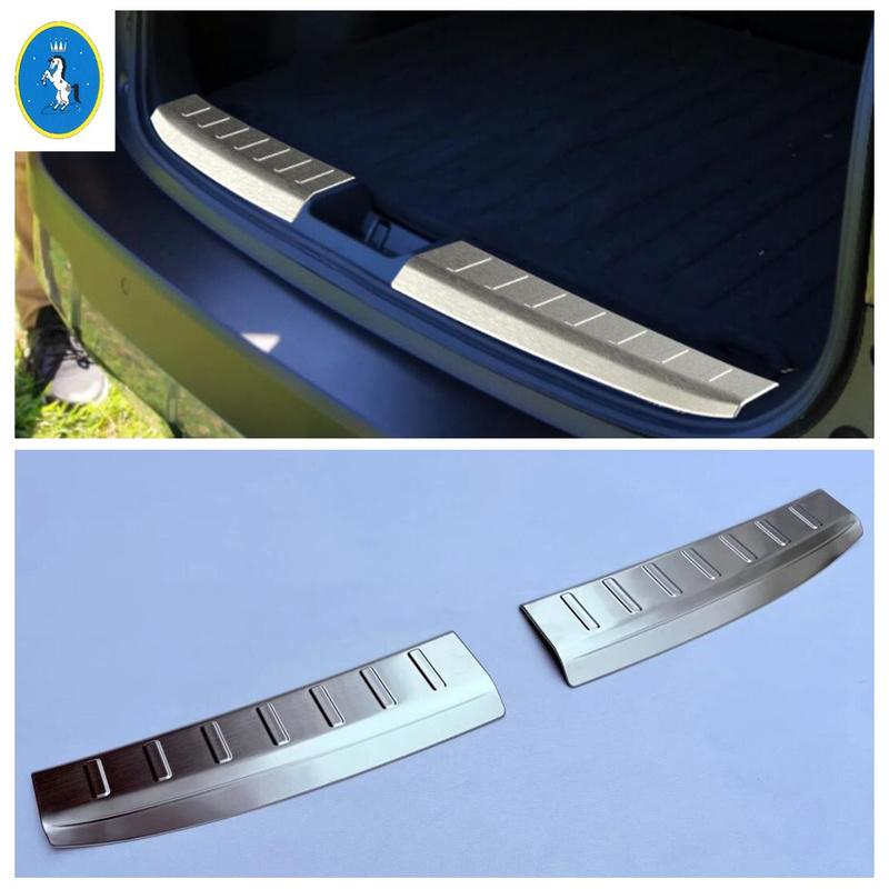 Stainless For Nissan Kicks 2025 2026 Car Rear Trunk Bumper Door Sill Plate Scuff Kick Panel Protection Cover Trim Accessories