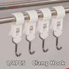 1/4PCS New Design Sliding Hook No-Drill Hook Clip Hook Toilet Hook Kitchen Hook Towel Rack Hook
