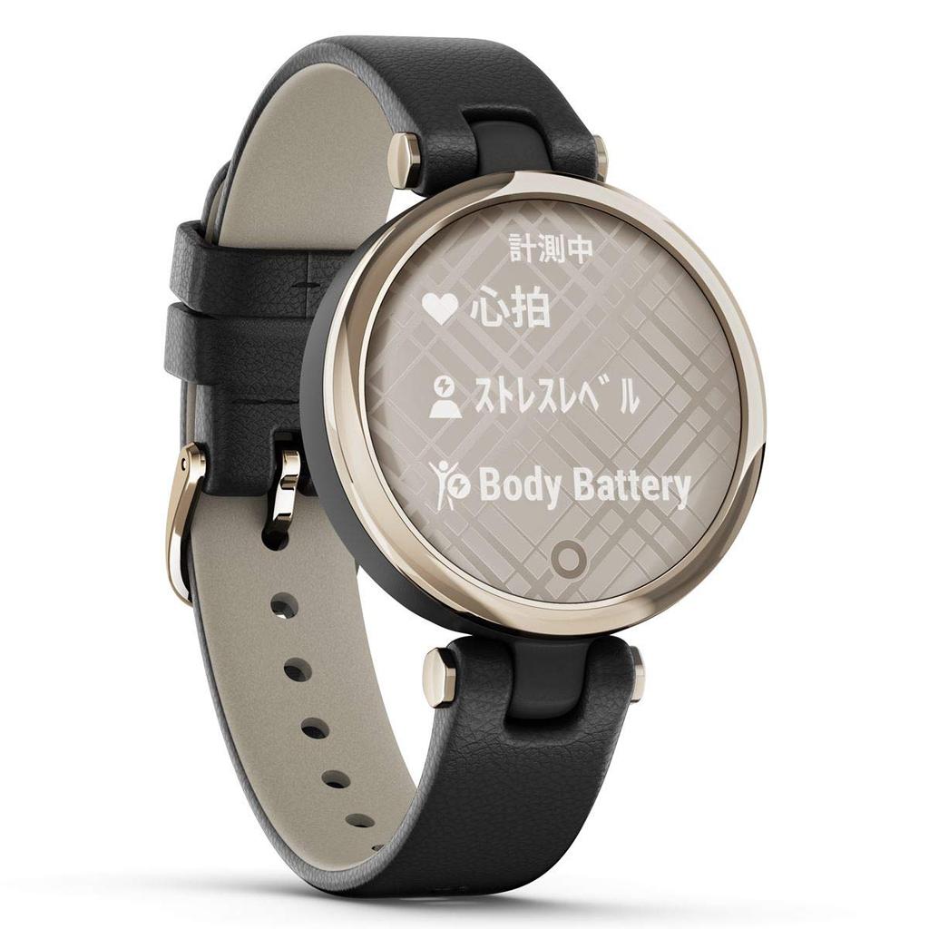 GARMIN Lily Classic Black Gold Small kůže/krém