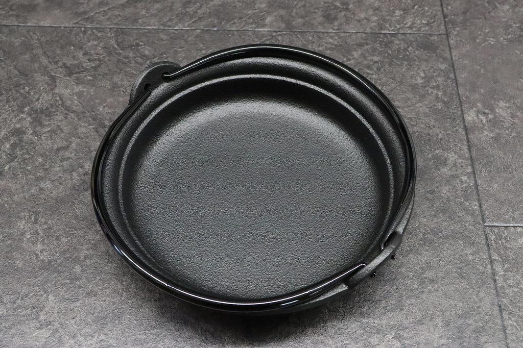 Asahi Cast Iron Nambu Iron Sukiyaki Pot (Gas, Induction, Oven Grill Pan, and Toaster Oven Compatible) for Commercial Use