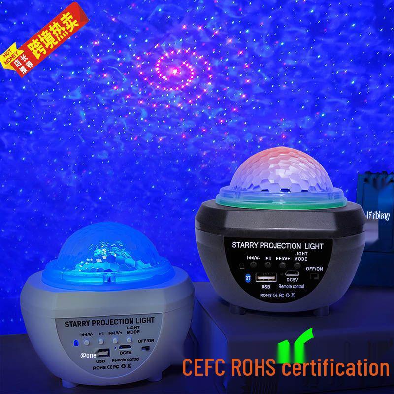 

Rechargeable LED Starry Sky Projector Lamp with Bluetooth Music Rechargeable, Laser, Bluetooth