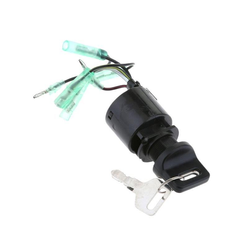 35100-ZV5-013 Ignition Switch Assembly with Key Replacement Fit for Honda Outboard