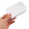 No-brand item 2 pieces Silver golf tee case can square tin storage box lid Ideal organizing small items jewelry Convenient portable organizer travel