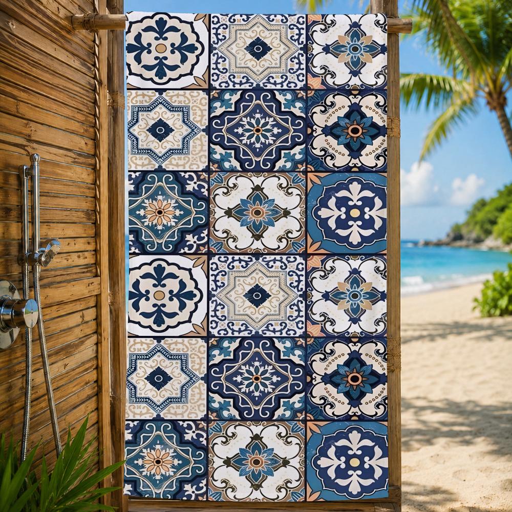 art B-Beach p-patterns Towel Towel Beach face towel Quick Dry Soft Sand Resistant for Pool  Gift for Travel Gym Shower sports
