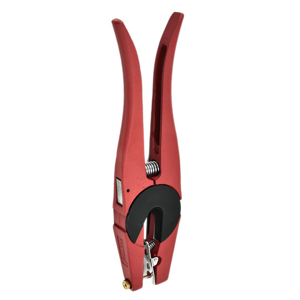 Pig Cattle Ear Tag Plier Livestock Tool for Cow Sheep Goat Farm Animals Red