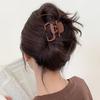 Hair Claw Matte Texture Mini Hair Clip Stable Grip No Flattening Non-Slip Tooth Small Semi-Tied Hair Clip Hair Accessory