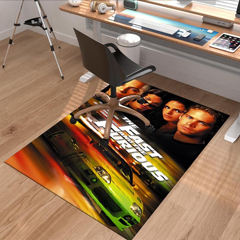 Fast Furious Carpet For Playroom Bedroom Living Room Sofa Home Decor Kids Game Area Rug Nonslip Floor Mat