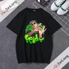 Ferxxo  Breathable Tshirt Rapper Feid Printed Tshirts Summer Short Sleeve Tee Hip Hop Unisex Women Streetwear Tshirt