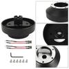 Steering Wheel Short Hub Adapter for CivicRSX SRK131H CRVCRZ S2000Quick Release Short Hub Adapter Black