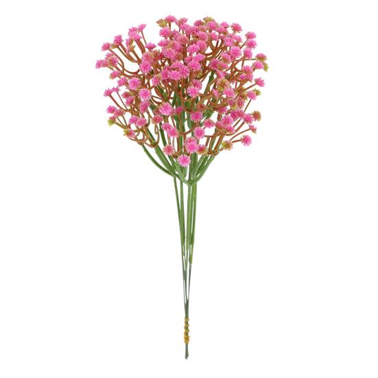 

Искусственные цветы, устойчивые к ультрафиолетовому излучению, 20 и 36 стеблей, реалистичные букеты гипсофилы для свадеб, домашнего декора, устойчивые к атмосферным воздействиям пластиковые искусственные цветы для улицы 20PCS светло-розовый