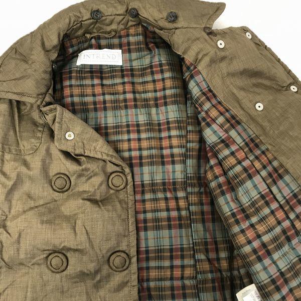 INTREND Max Mara Padded Coat Outerwear 40 Women L Brown(USED)