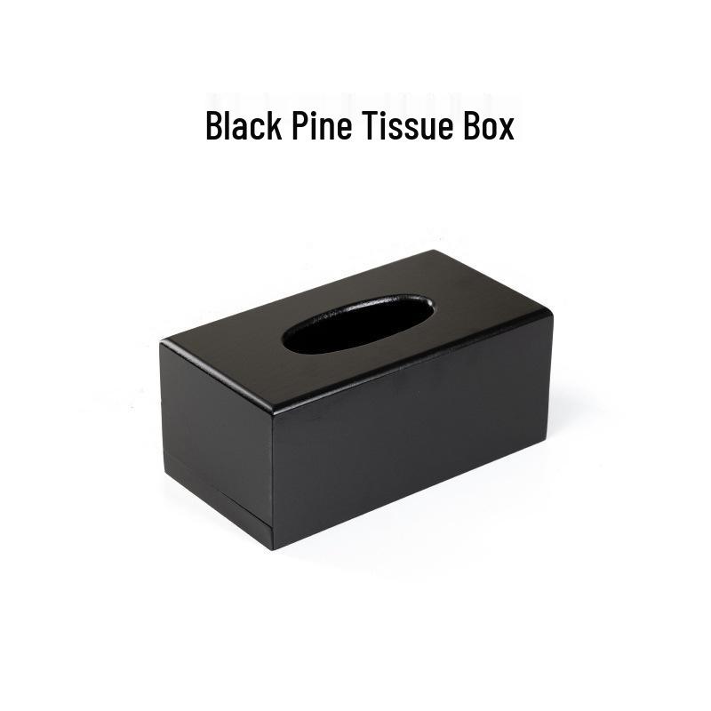 Bamboo Wood Paper Towel Box - Modern Desktop & Car Storage, Creative Bamboo Material, Suitable for Home.