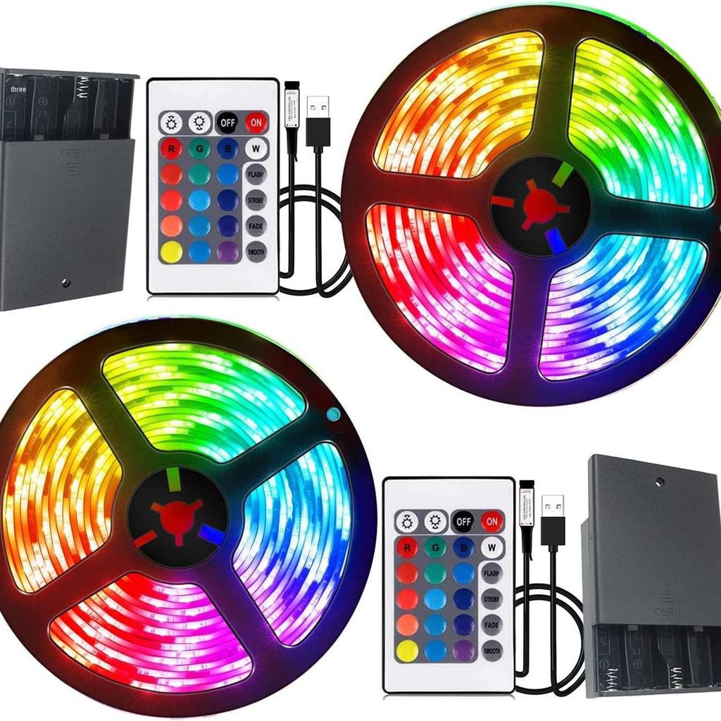 5V Waterproof Low Voltage 5050 LED Strip Light for Cabinets, Stairs, Outdoor Decor