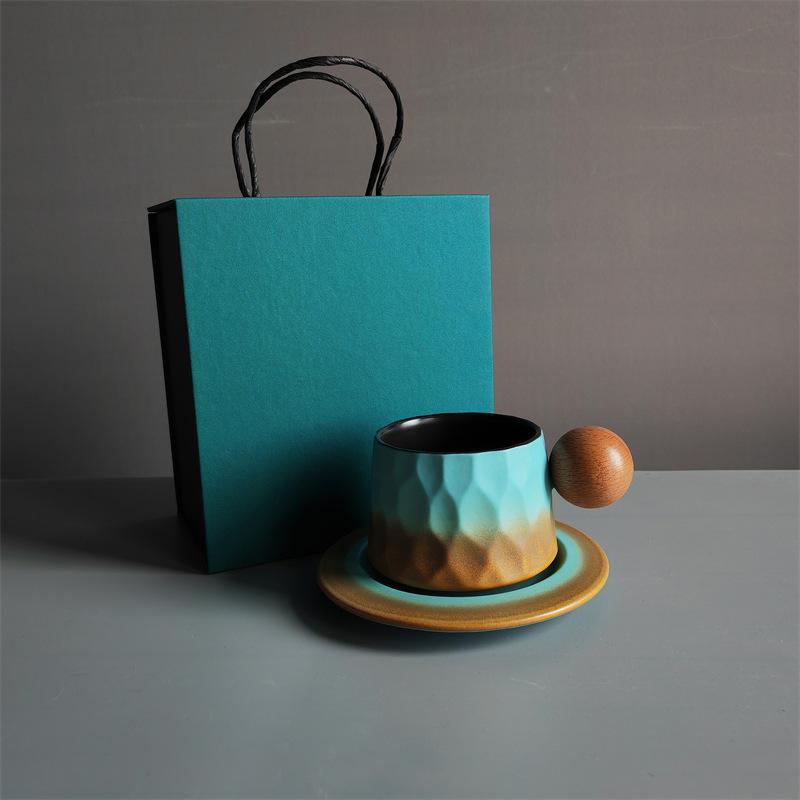 Light Luxury Ceramic Coffee Cup Cup Creative Household High Value Latte Water Cup