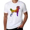 Poodle  In Watercolor TShirt UV Sun Protection Tee Shirt