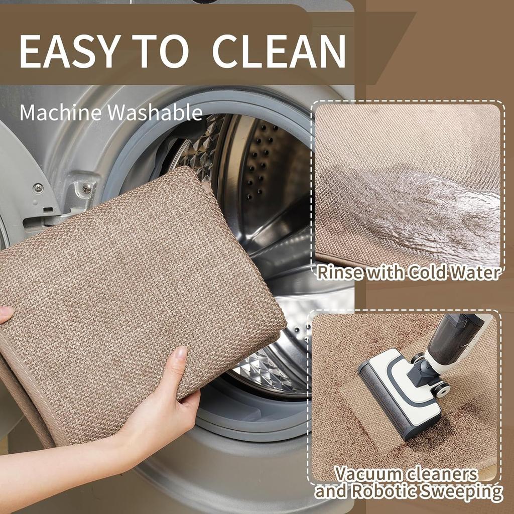 Podložka do kuchyně, Absorbující vodu, Absorbující olej, Protiskluzová a odolná proti opotřebení Podložka pod nohy, Dlouhá rohožka, Omyvatelný koberec do interiéru, Odolná proti nečistotám