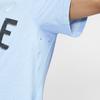Nike T Shirts Men's Light Blue Crew Neck Moderate Straight Fit FV9771-463