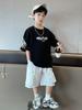Children's clothing, boys' short sleeved T-shirt, summer clothing, 2026 new item, mid size children's summer half sleeved boys' top