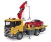 Bruder SCANIA Wrecker Crane BRUDER Roadster BR03552 & (RED)