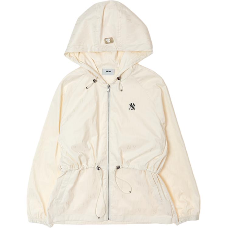 

New MLB New York Yankees SS25 Jacket Women s Ivory 3FWJM0553-50IVS S