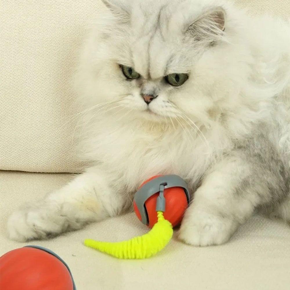 Automatic Moving Pet Toy Ball Smart Jumping Rolling Ball Cat Interactive Ball  Relieve Boredom