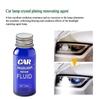 Sistema di ripristino delle lenti dei fari Manutenzione dei fari dell'auto Agente per ricostruzione pulito Smalto spray Fluido di riparazione Liquido lucidante Antigraffio Auto