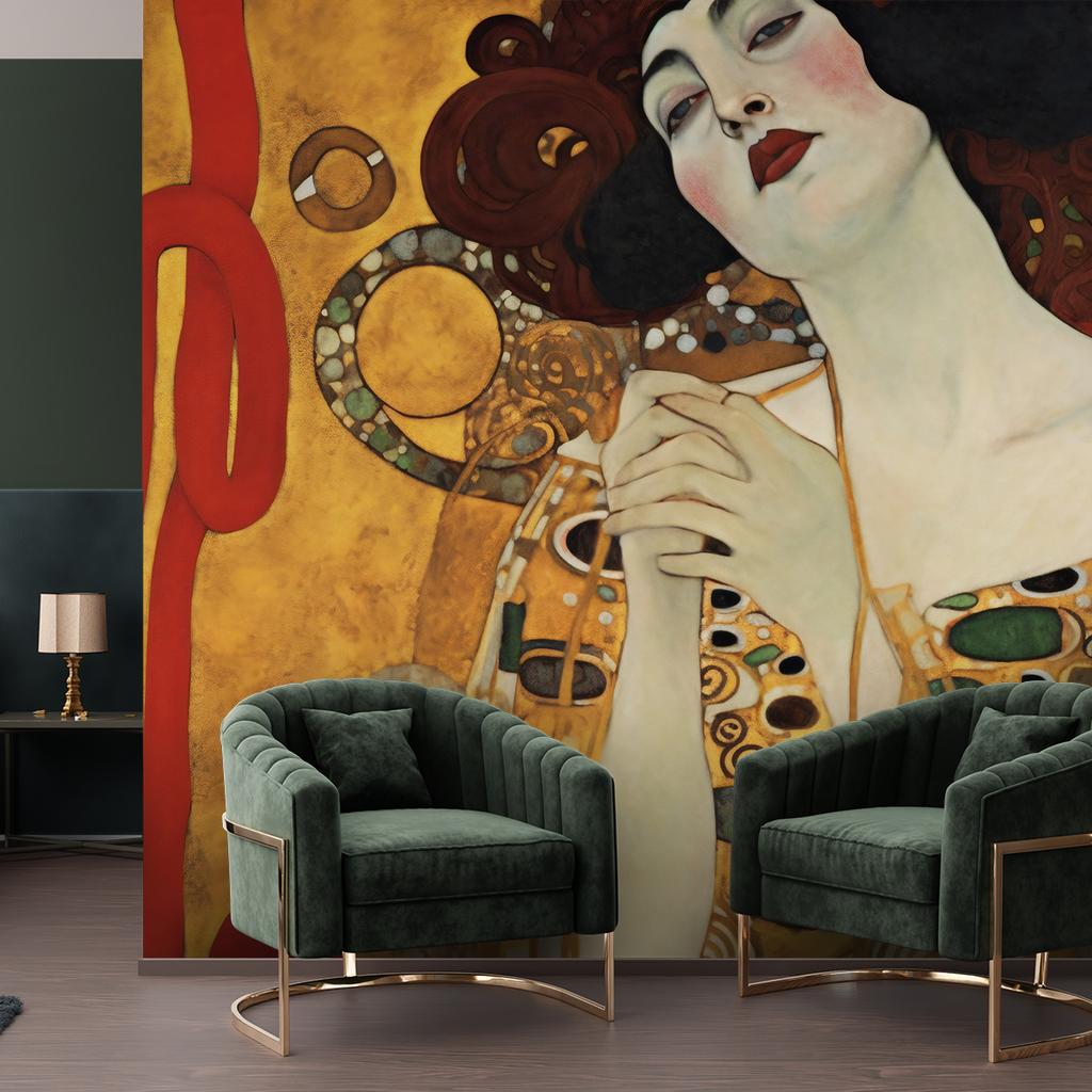 Tapet Femeie frumoasă - G. Klimt