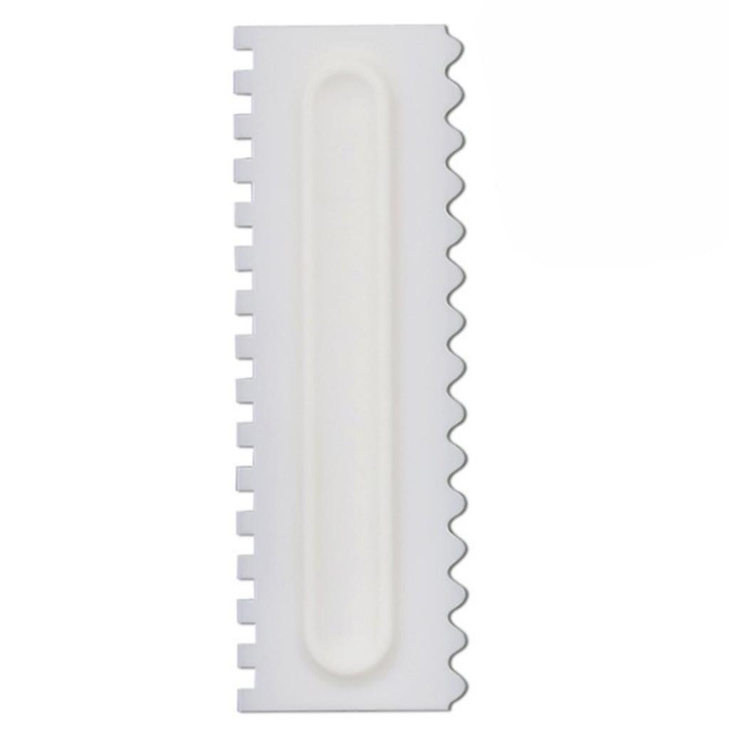 4Pcs Cake Cream Scraper Decorating Comb Environmental Friendly 4 Shape Safe Cake Smoother