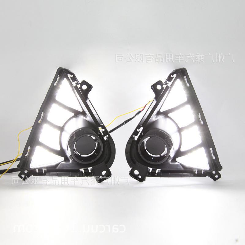 Fits 2022-2023 Hyundai Accent: Daytime Running Lights, 4 Bars, 2 Colors